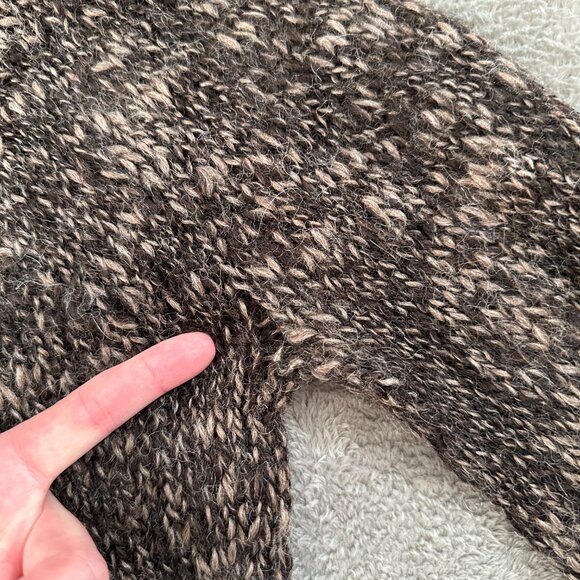 *AS IS FLAWED* Peruvian Connection 100% Lambswool Tunic Sweater SMALL - Picture 2 of 7